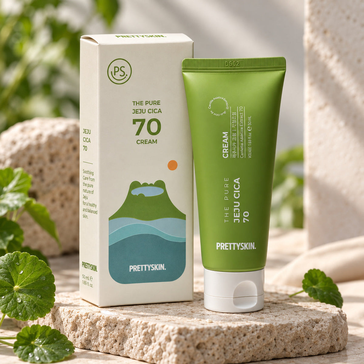 Prettyskin The Pure Jeju Cica 70 Krem 50 ml