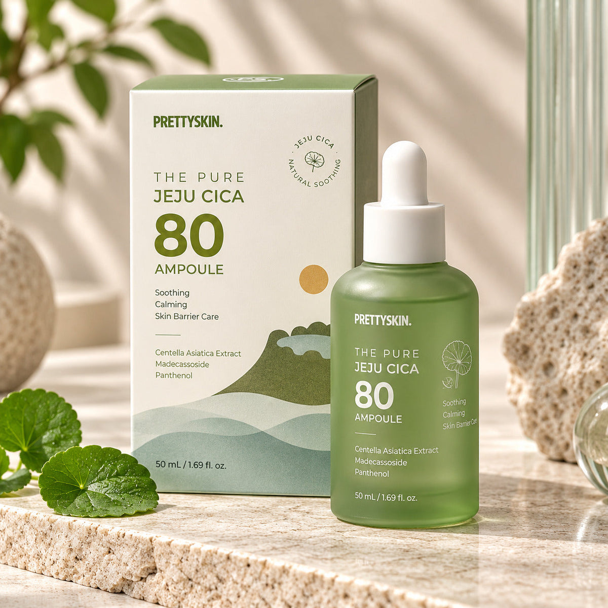 Prettyskin The Pure Jeju Cica 80 Ampul 50 ml
