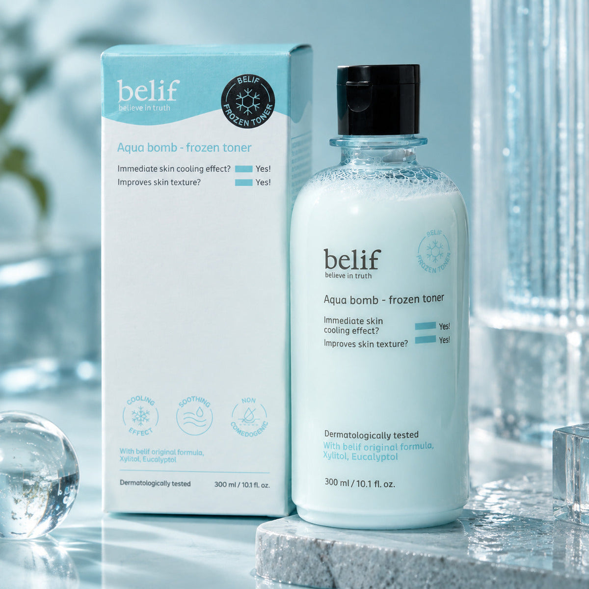 belif Aqua Bomb Frozen Toner 300 ml